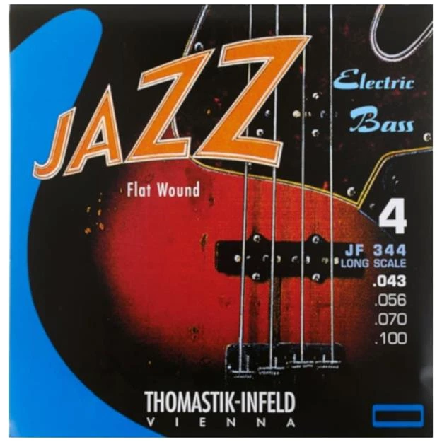 Thomastik JF344 Jazz Bass Flatwounds 43-100