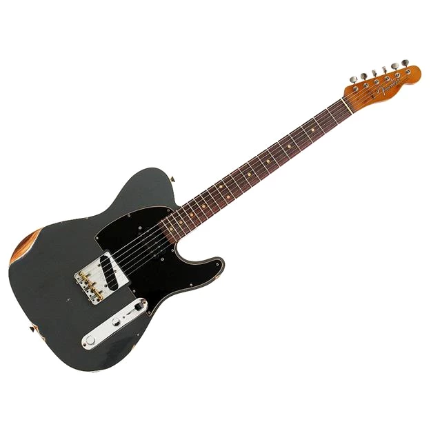 Fender HS Telecaster Custom Relic RW Aged Charcoal Frost Metallic